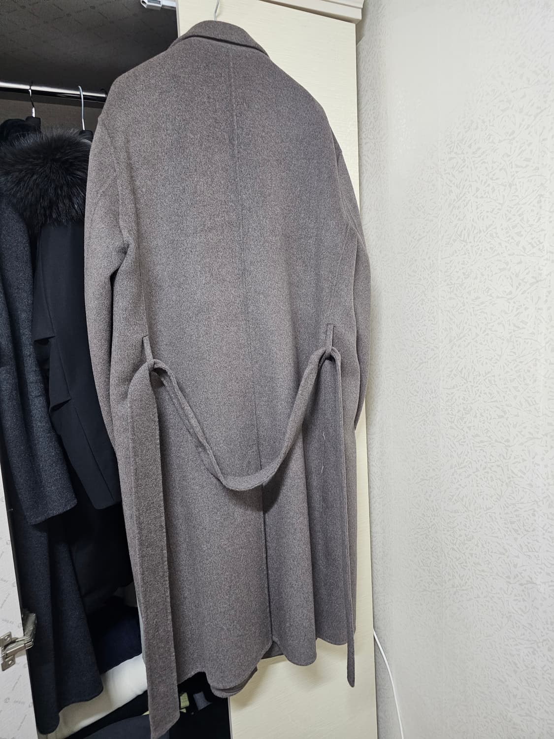 무탠다드 캐시미어 블렌드 오버사이즈 핸드메이드 로브코트 (토프) 2XL 상품이미지2