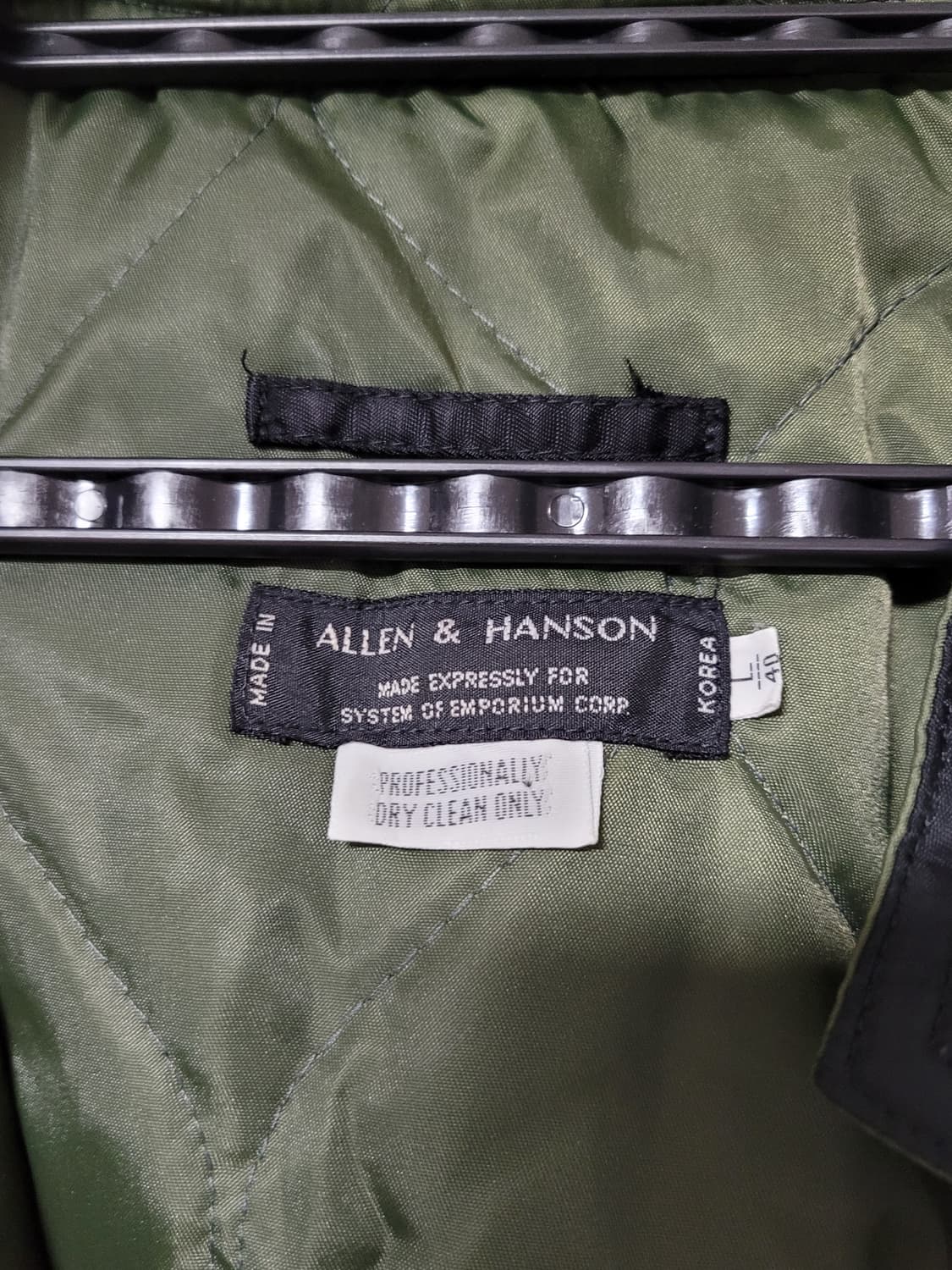Allen & hanson vintage fireman 파이어맨 ma-1 상품이미지6