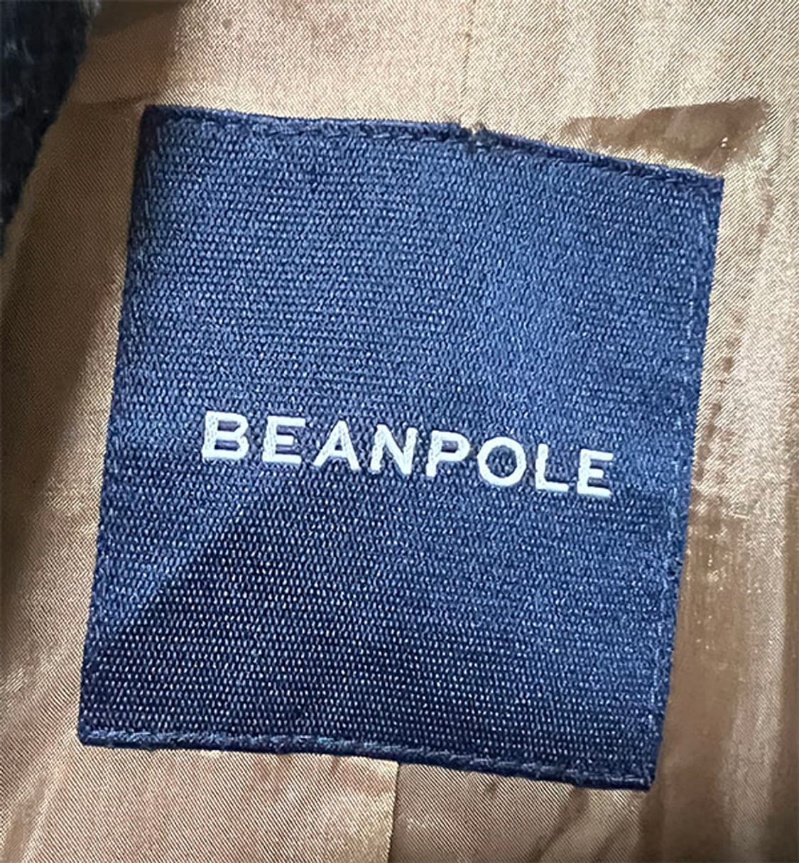 빈폴 여자 롱 모직자켓 새상품 체크 캐주얼 M 95 66 상품이미지3