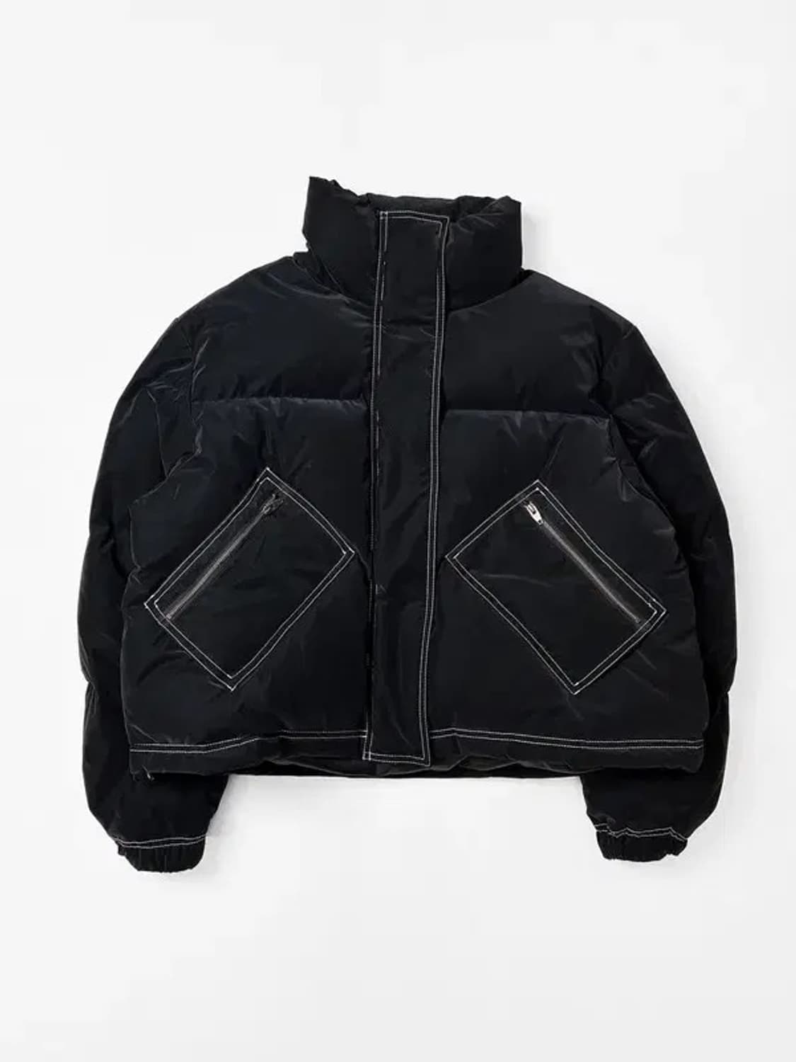 마뗑킴 스티치 무광 숏 패딩 상품이미지1