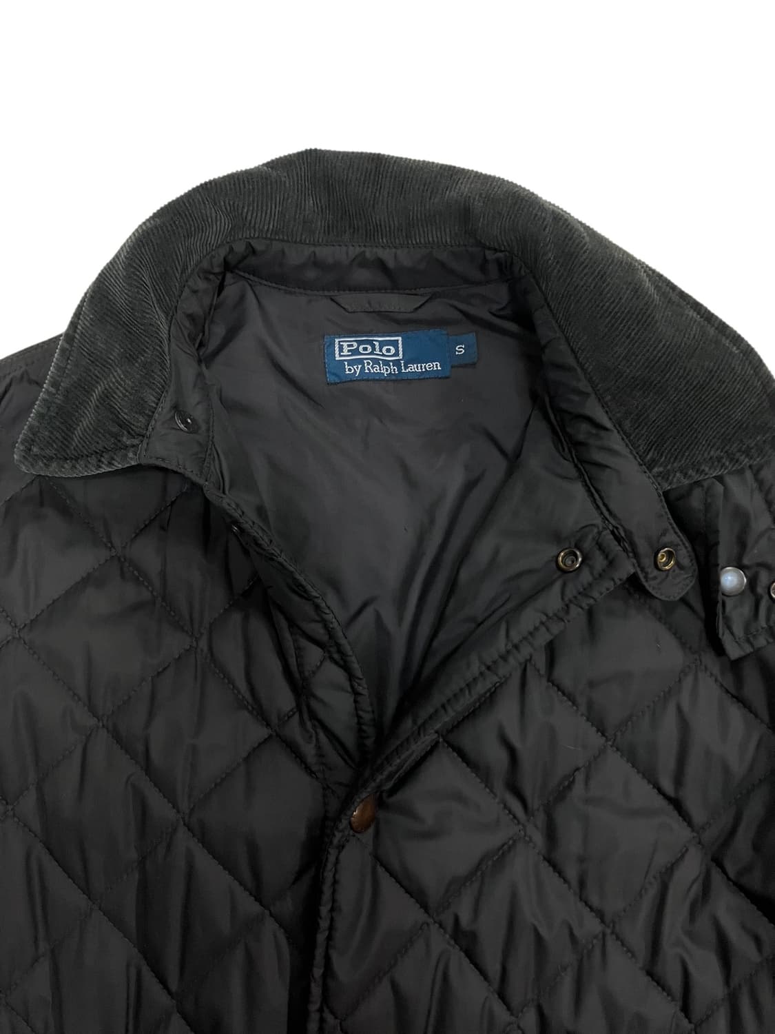 폴로 랄프로렌 블랙 퀼팅 점퍼 자켓 S 상품이미지4