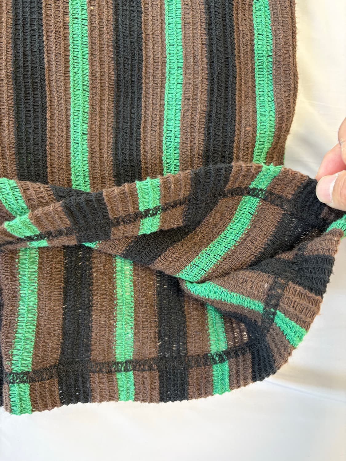 슈프림 오픈 스트라이프 니트 L 상품이미지4