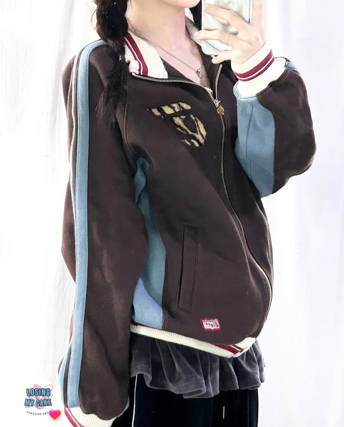 오니츠카타이거 민트초코 코튼져지 상품이미지2