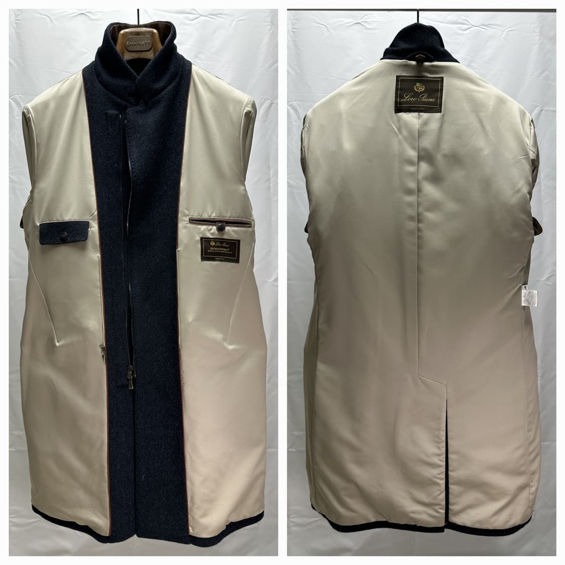 로로피아나 마틴게일 캐시미어 코트 48(100~105) 민트급 판매 상품이미지7