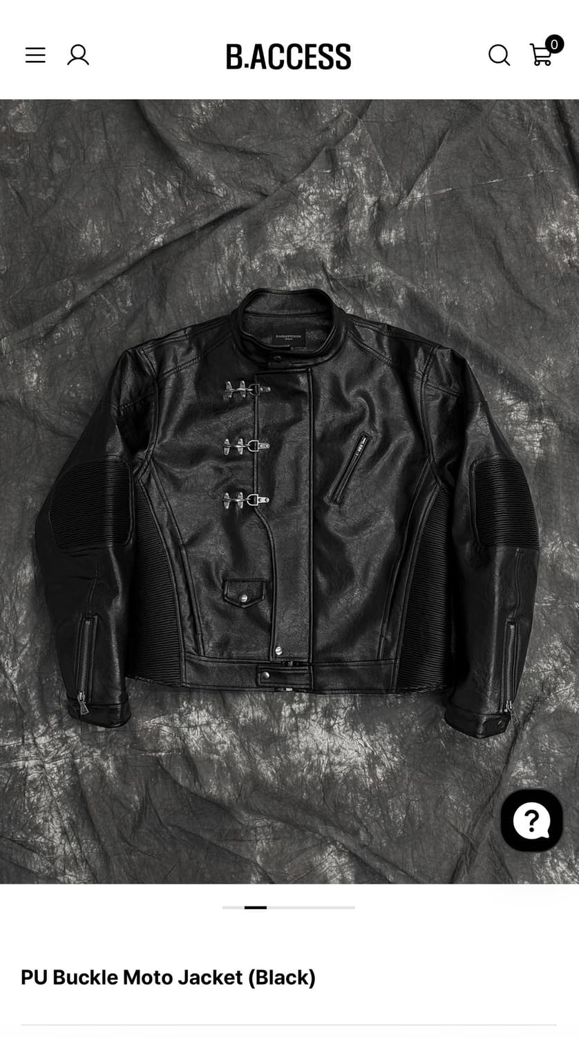 EPOWER 후크 레더자켓 상품이미지1