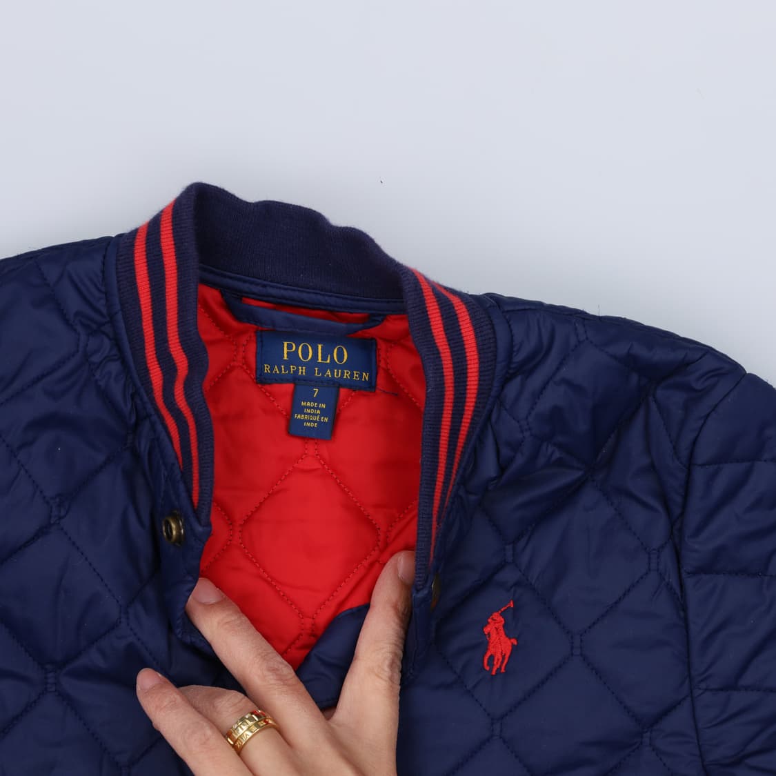 7 폴로 키즈 퀄팅 자켓 0324H1 상품이미지3