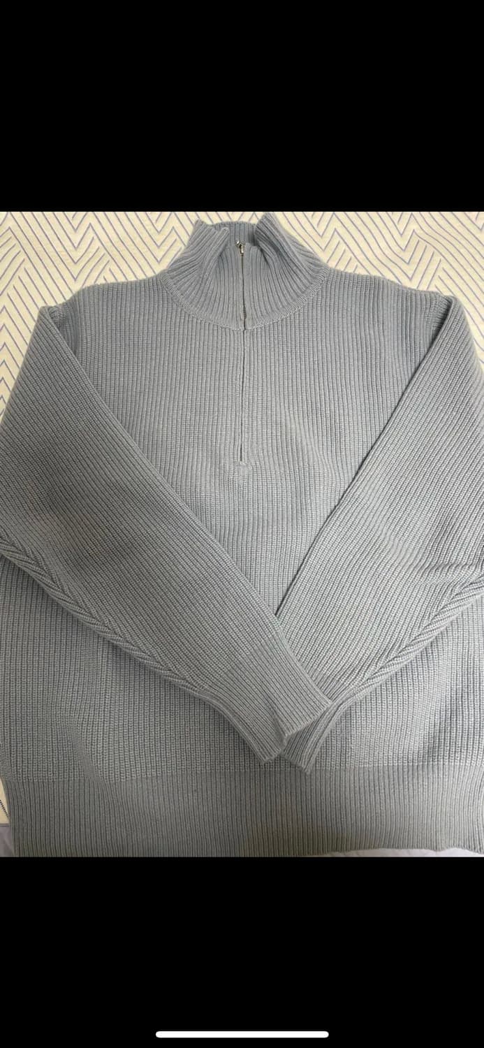 아트 이프 액츠 Half Zip Up Turtle Neck Knit 상품이미지2