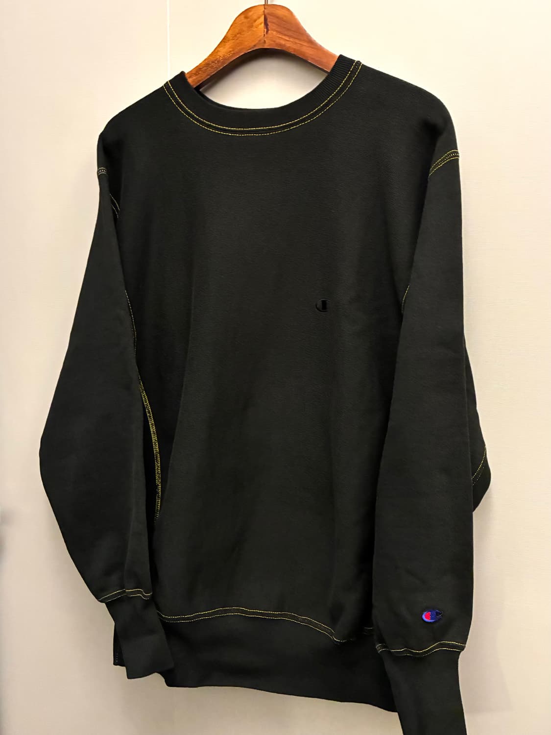 (XL)90s 챔피온 빈티지 리버스위브 스웻셔츠 맨투맨 블랙 상품이미지2