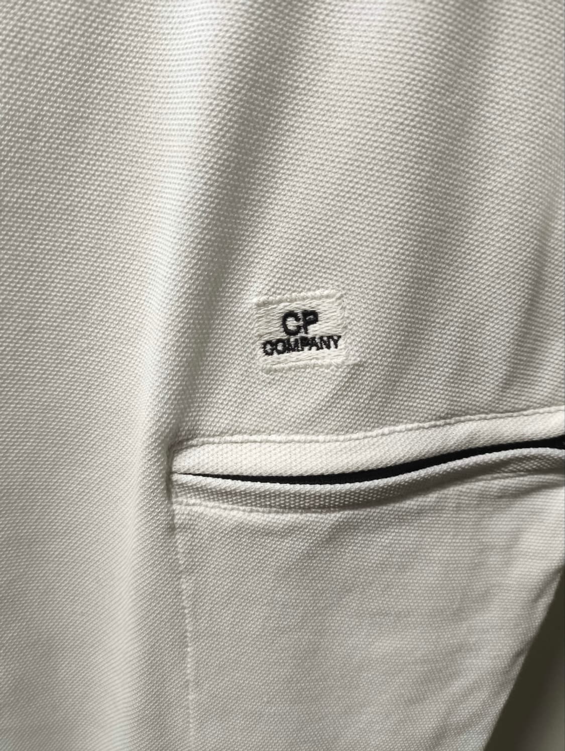 90 CP컴퍼니 카라넥 포켓 티셔츠 화이트 상품이미지4