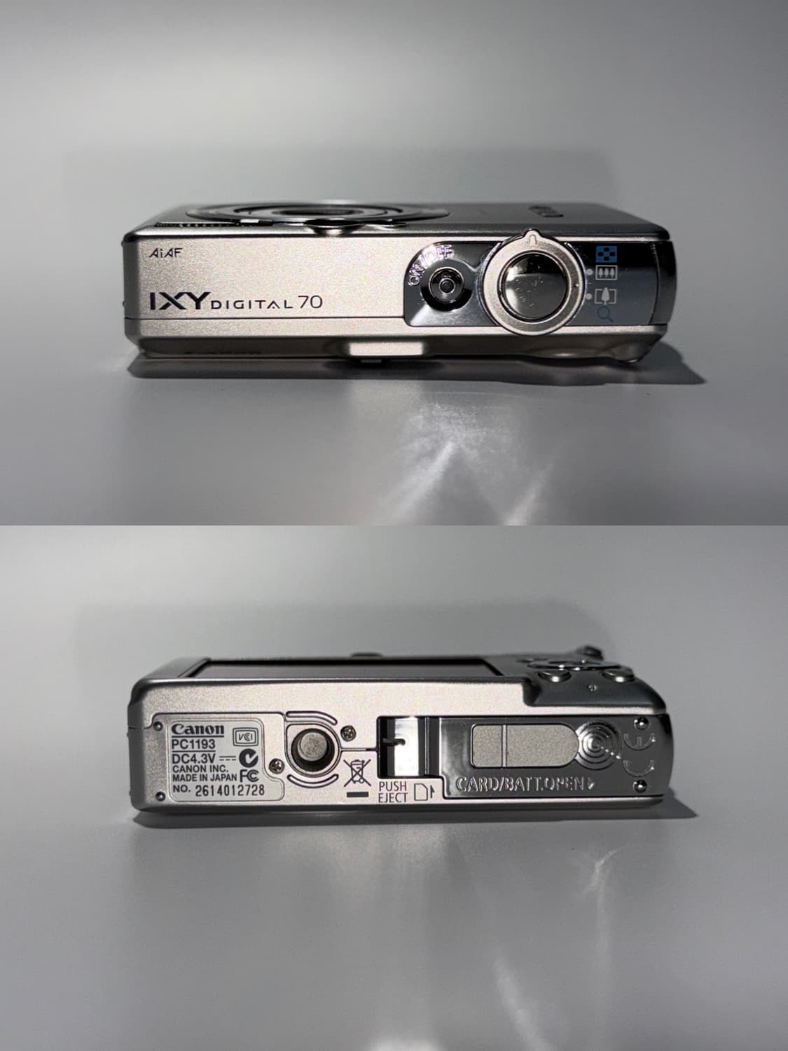 [풀구성!] 캐논 익시 ixy70 (익서스 ixus60) 실버 디카 상품이미지10