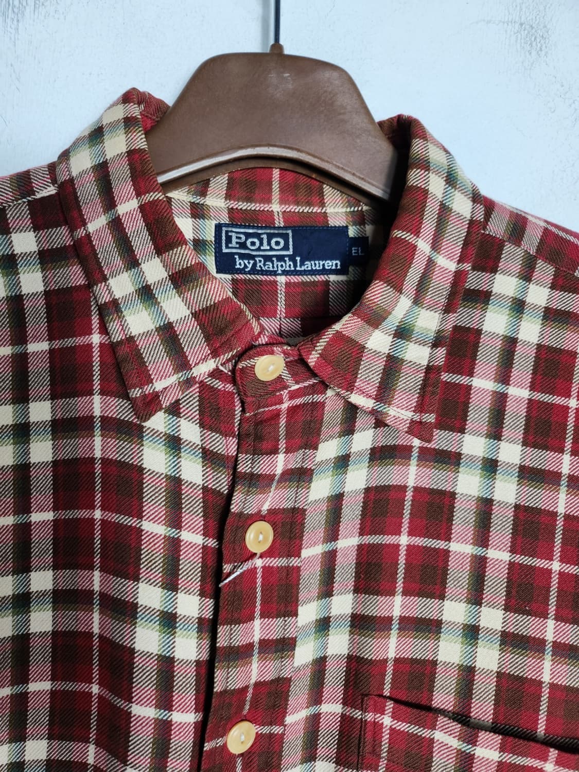 폴로 랄프로렌 체크 셔츠 상품이미지3