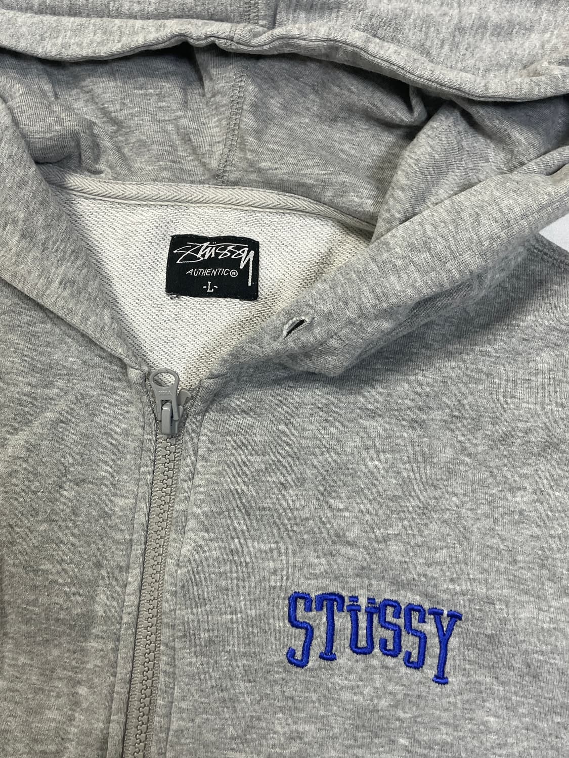 스투시 기어 하프 후드 집업 상품이미지2