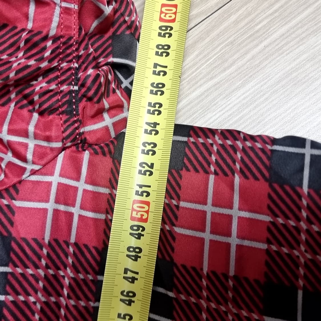 알파 ma-1 레드 체크 봄버 자켓(100) 상품이미지10