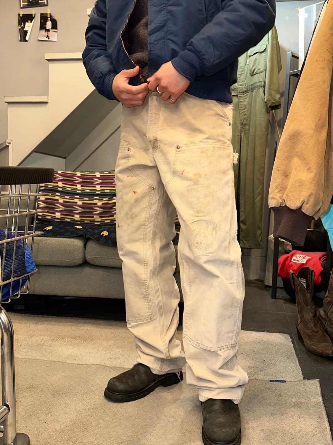 90’s Carhartt double knee repair work 상품이미지2