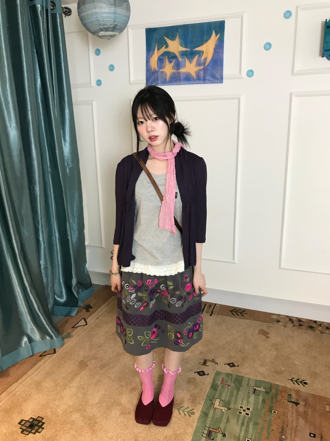 퍼플과 핑크가 조화로운 코디🌷💟 상품이미지2