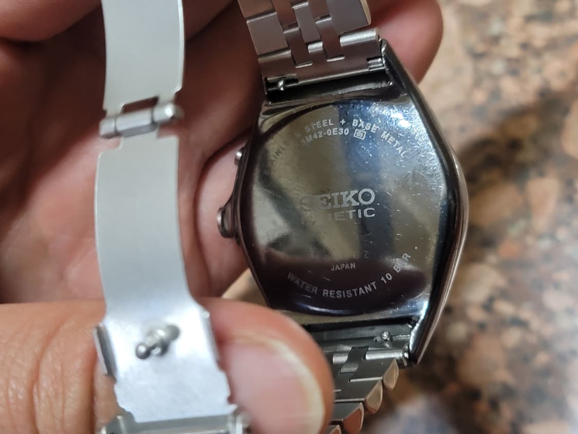 90s 세이코 명품 디자이너 키네틱 빈티지 쿼츠 시계 상품이미지8