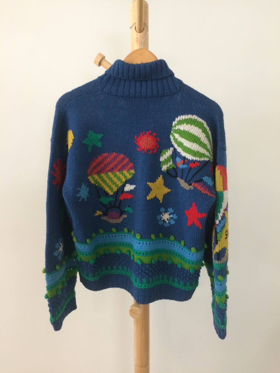 유니크 블루 가디건 상품이미지2