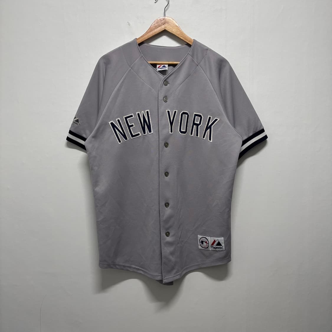 마제스틱 00s 뉴욕 양키스 베이스볼 져지 상품이미지1