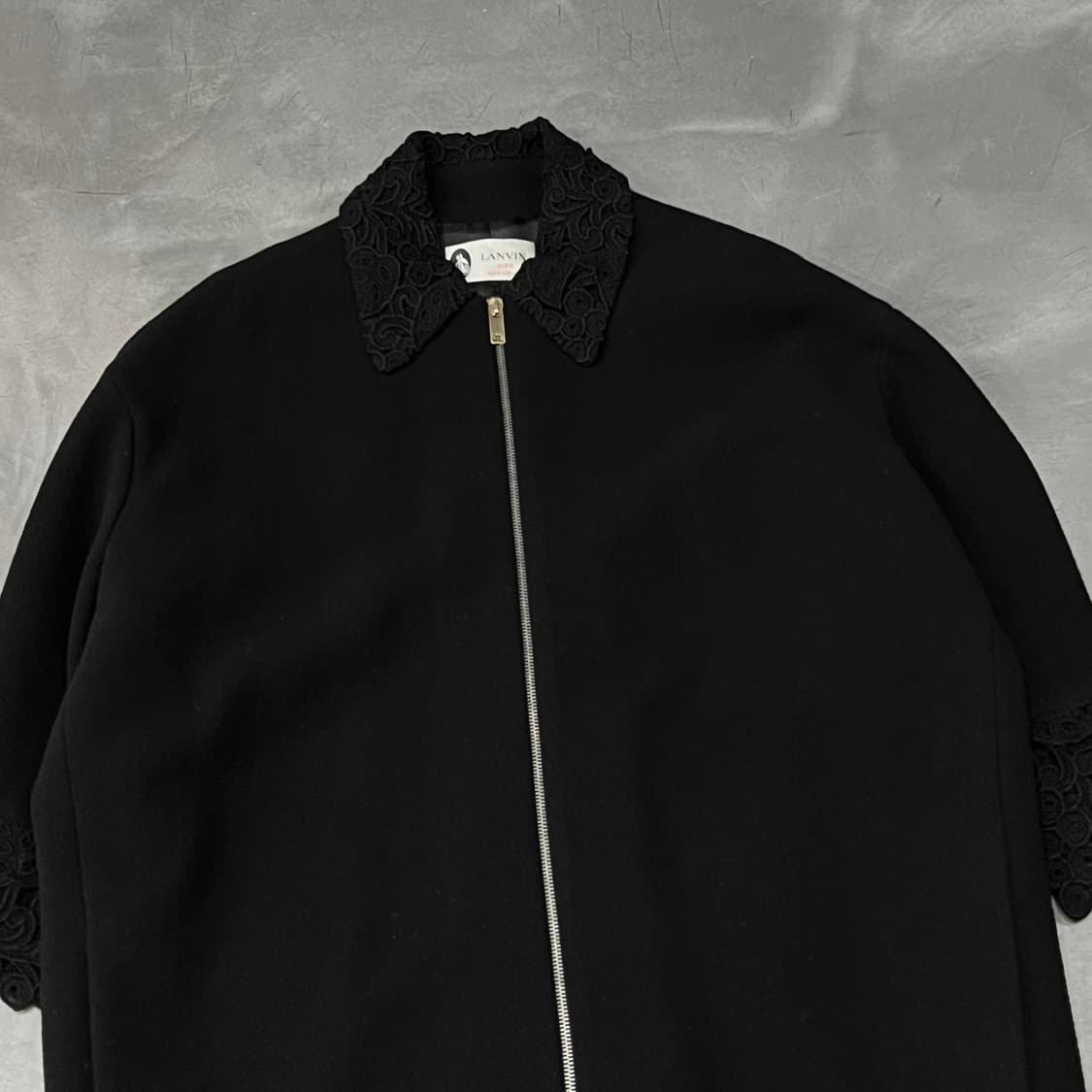  랑방 레이스 카라 집업 코트 y14741 상품이미지3