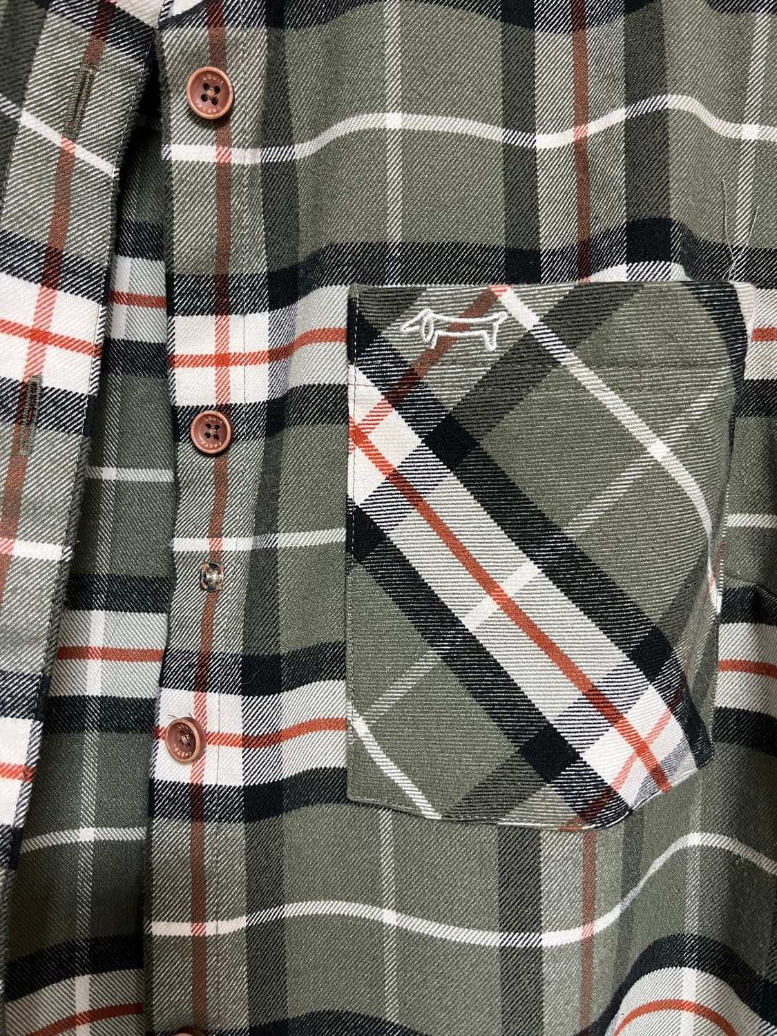 루이까스텔 겨울 체크 셔츠 상품이미지2