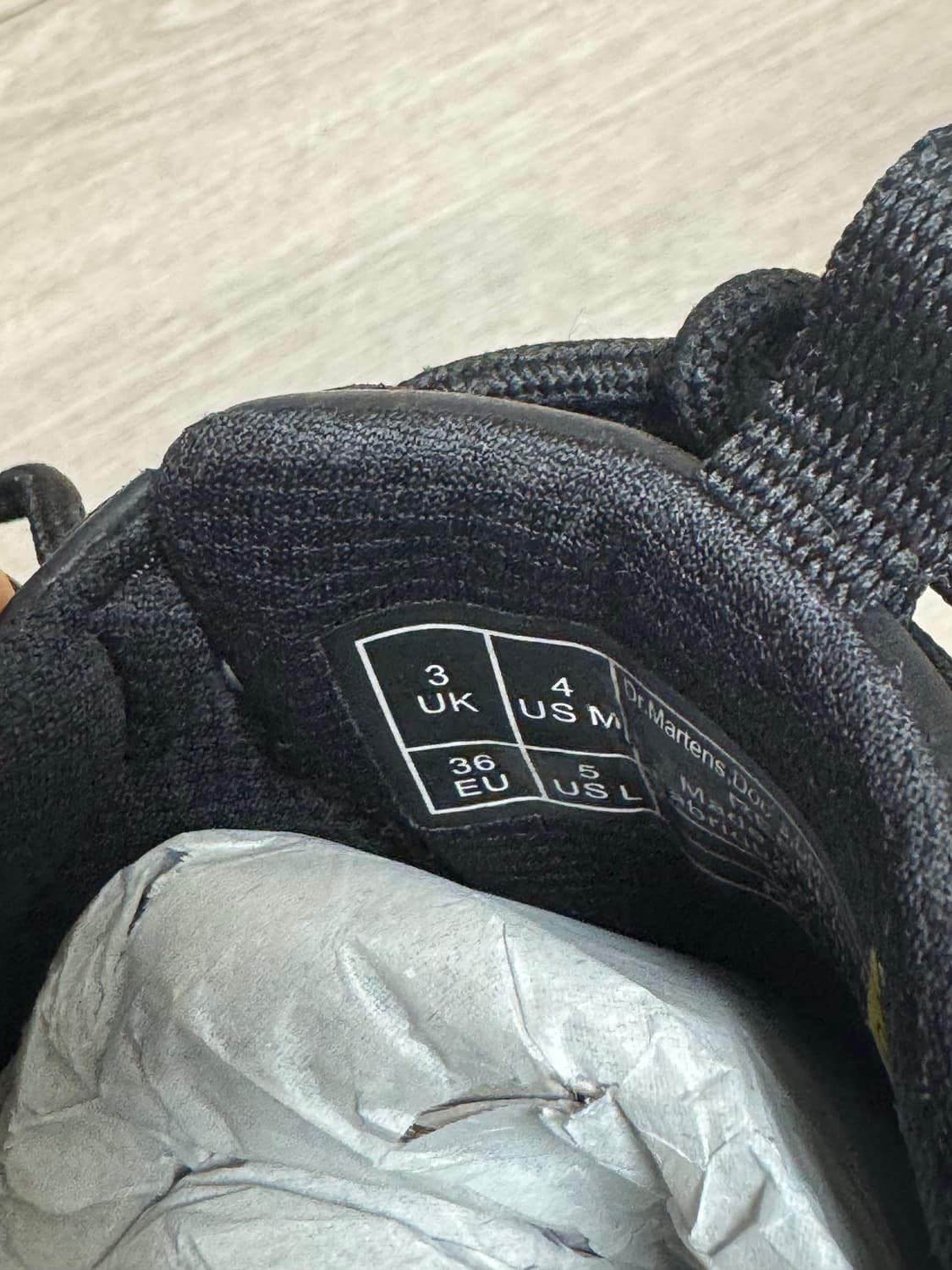 닥터마틴 리더 와이오밍 블랙 UK3 사이즈 220 상품이미지8