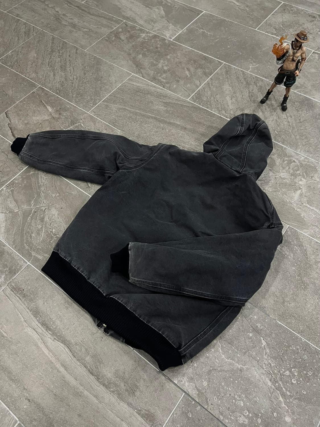 (M) 칼하트 덕 액티브 후드자켓 J130 BLK 블랙 상품이미지9