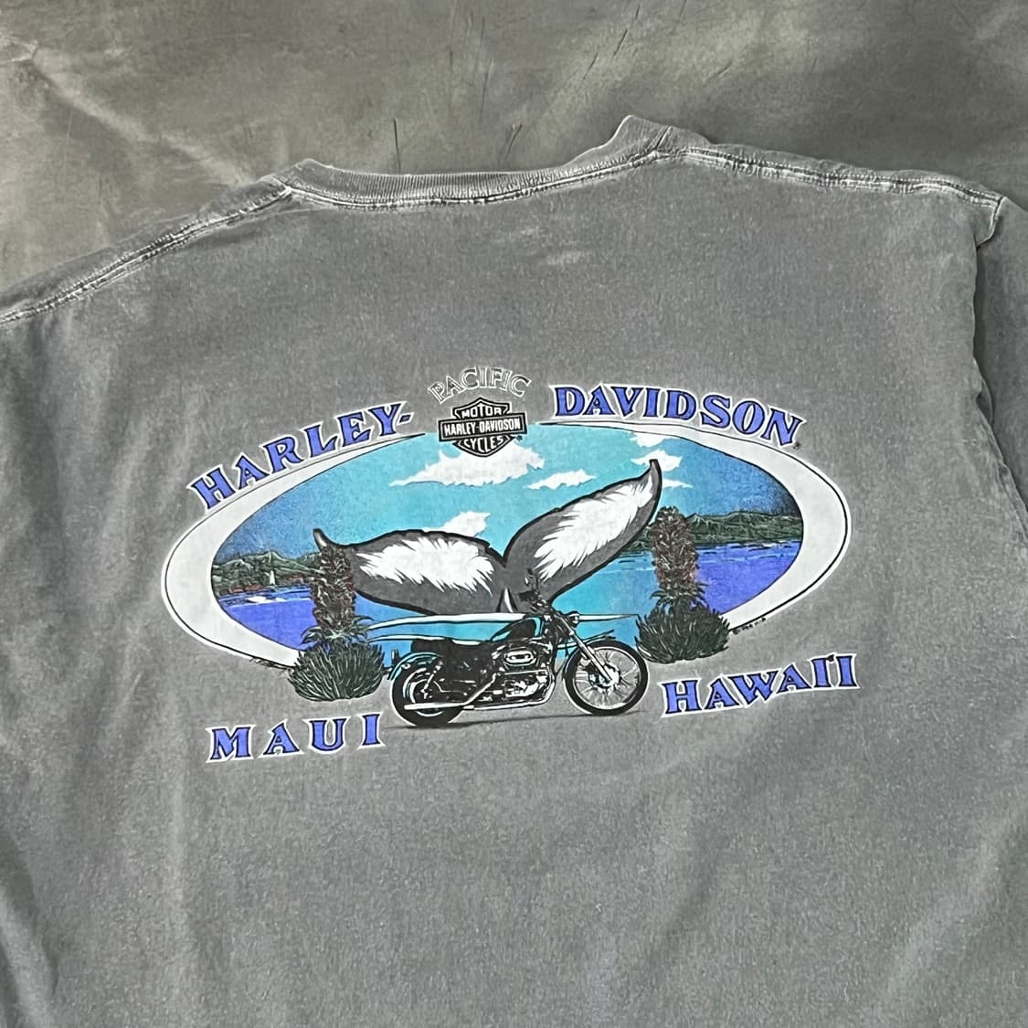  USA 90s 할리데이비슨 프린팅 반팔티 y15685 상품이미지5