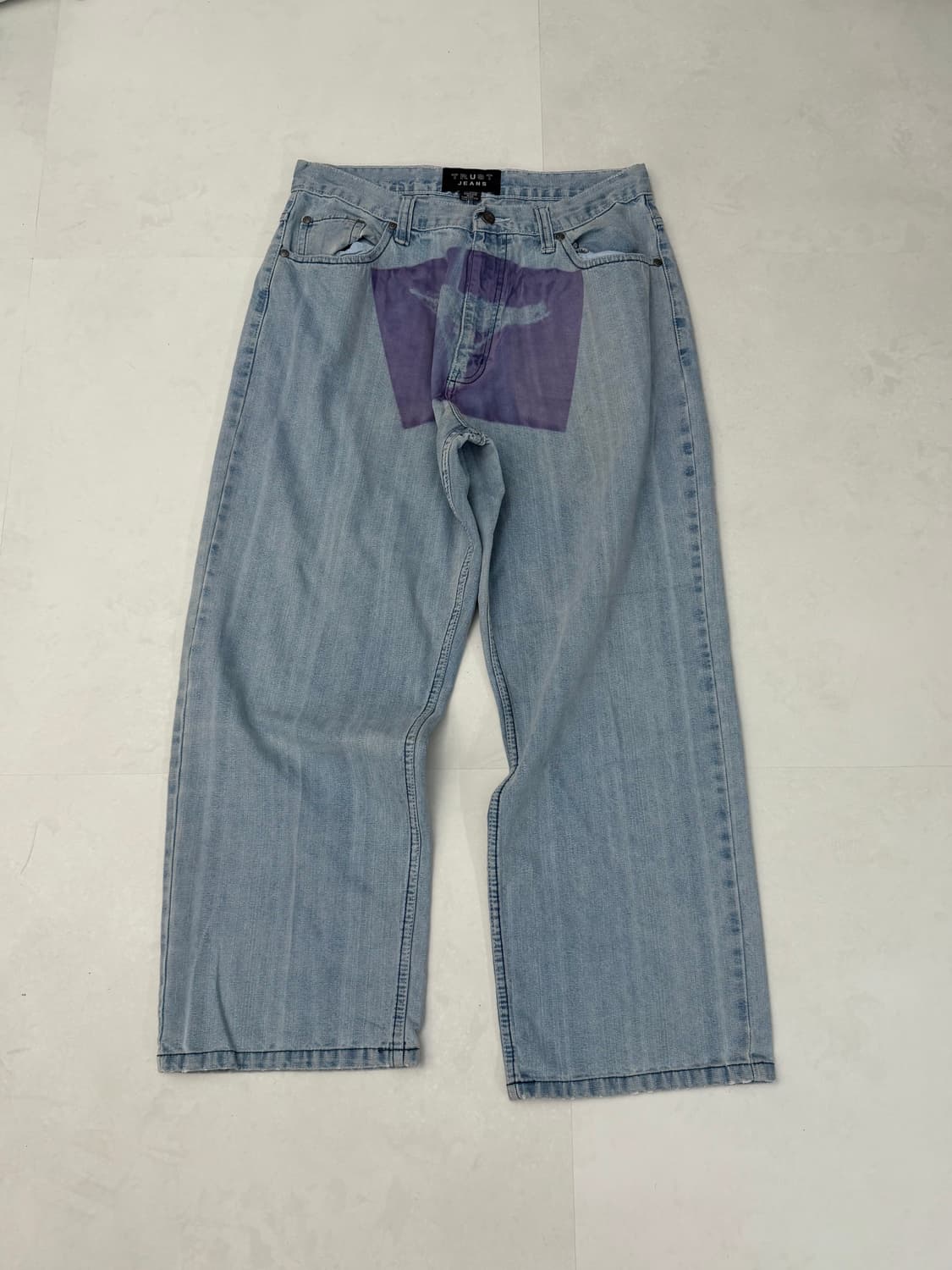 팬티 프린팅 와이드 데님  상품이미지4