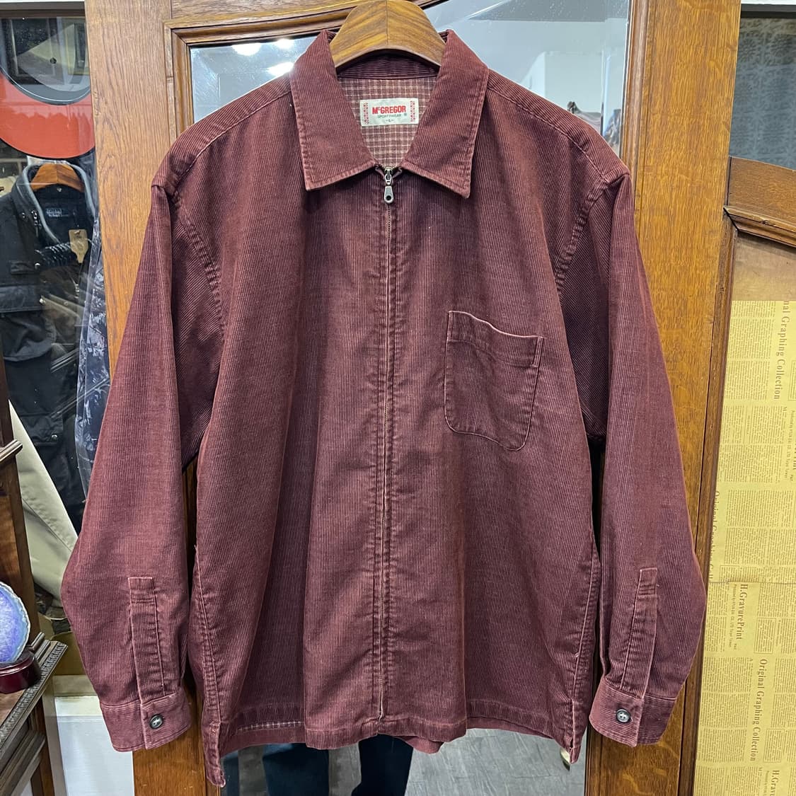 90's 맥그리거 집업 셔츠 자켓 상품이미지1