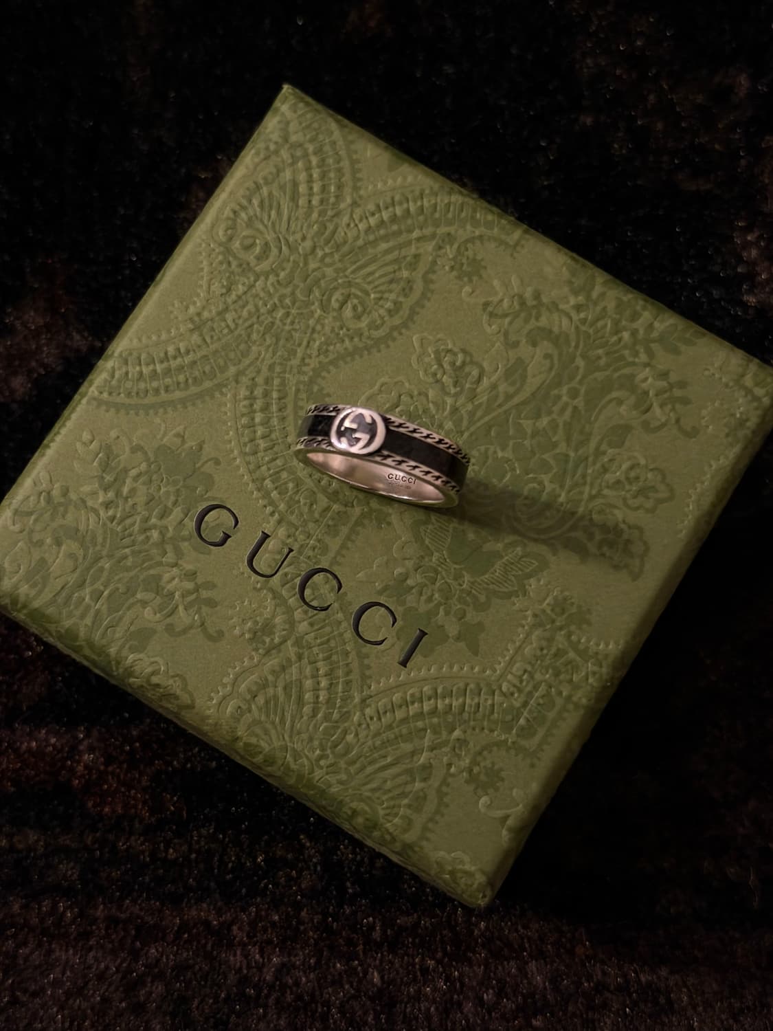 정품 구찌 은반지 18호 상품이미지1