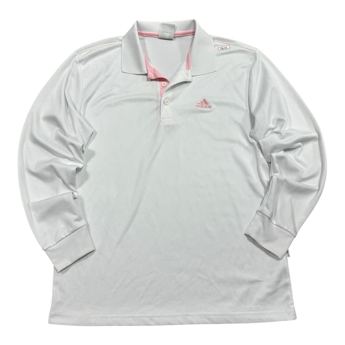 ✨ (바배) 아디다스 핑크 자수 카라 롱슬리브 상품이미지1