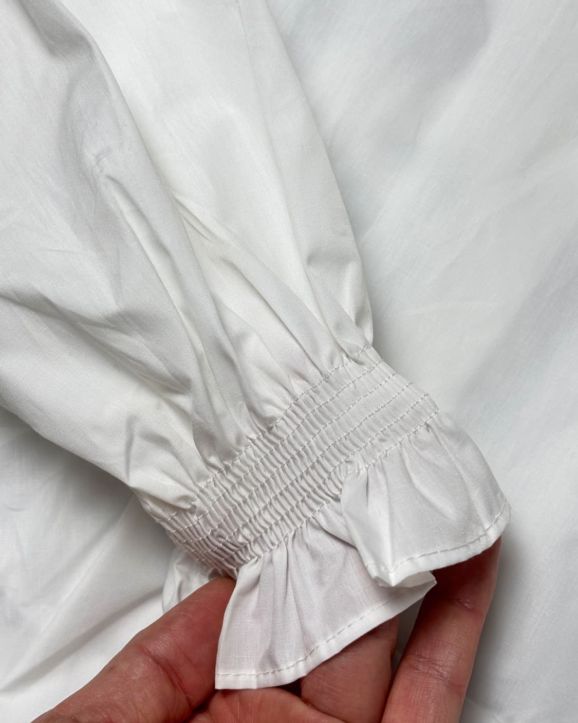 일본빈티지 화이트 블라우스 상품이미지4