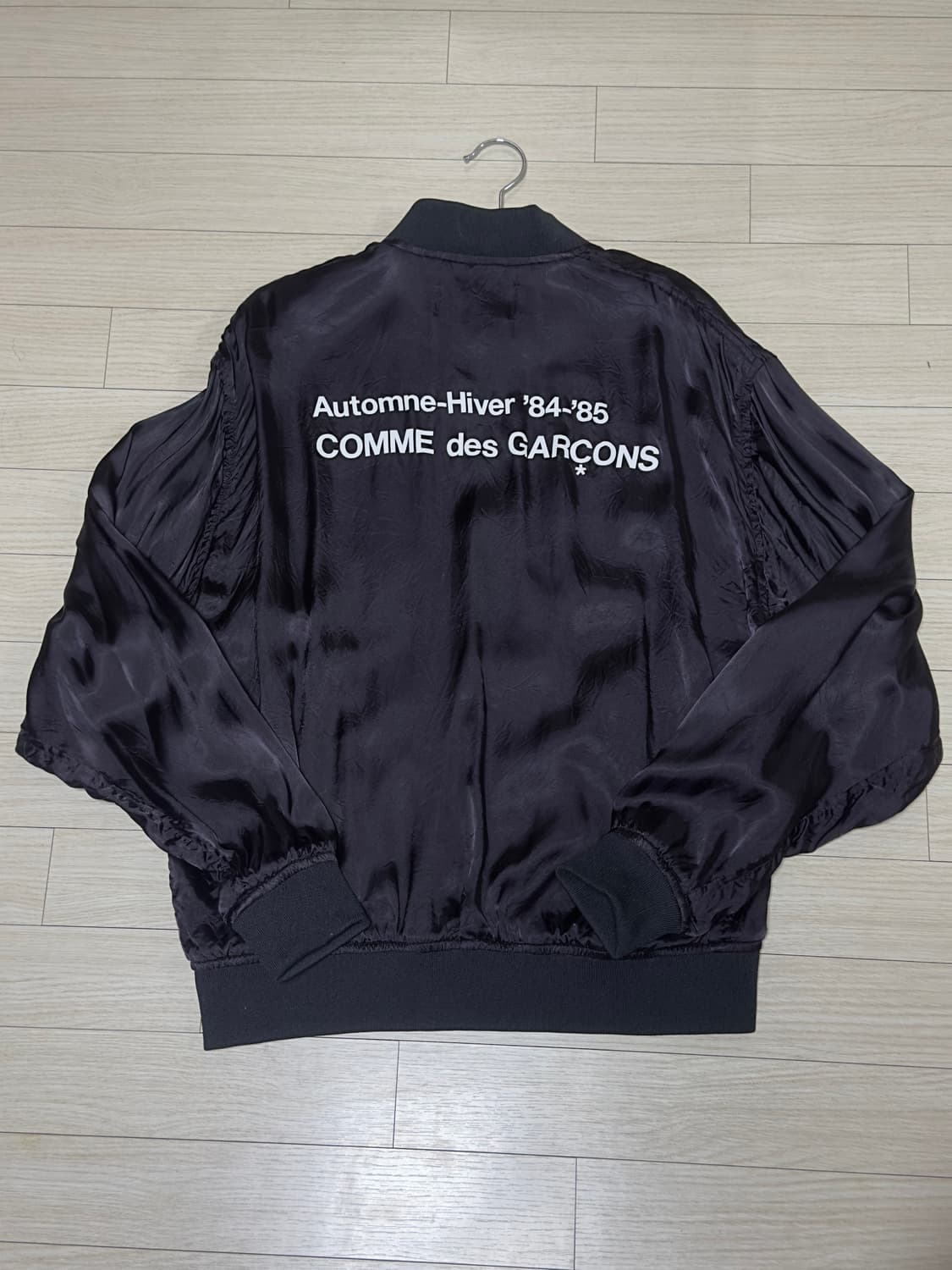 CDG '84-85 스태프 블루종 블랙 상품이미지4