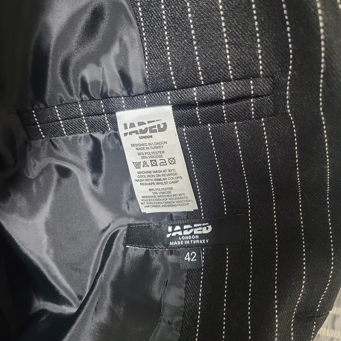 제이디드 런던 스트라이프 자켓 상품이미지3