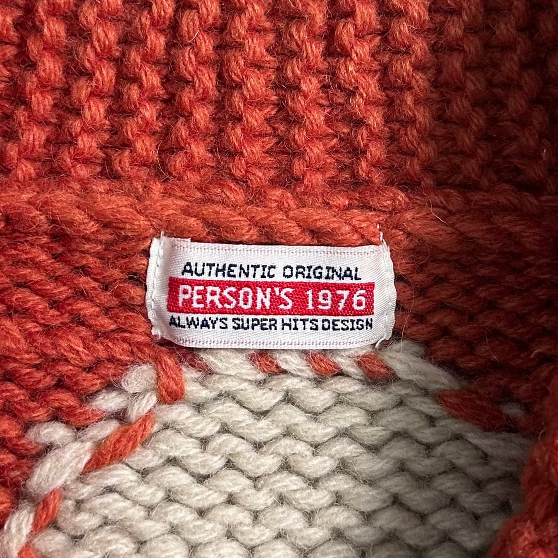 Person’s 퍼슨스 볼링 코위찬 니트 집업 상품이미지7