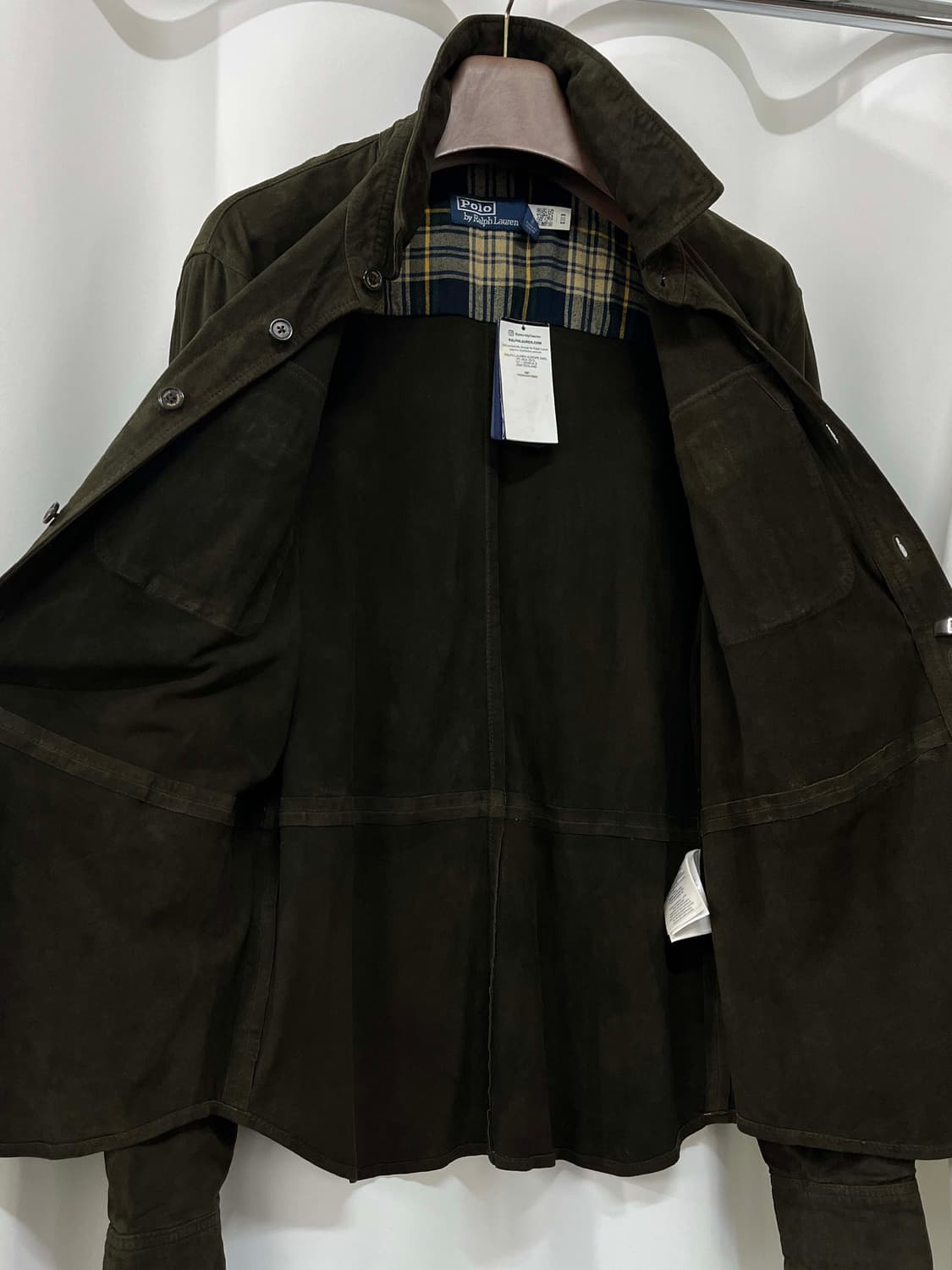 폴로 랄프로렌 고트스킨 웨스턴 유틸리티 스웨이드 레더 자켓 상품이미지3