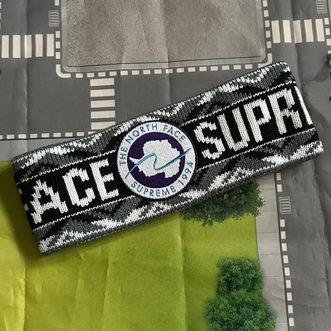 슈프림 노스페이스 헤드밴드 블랙 17SS 상품이미지1