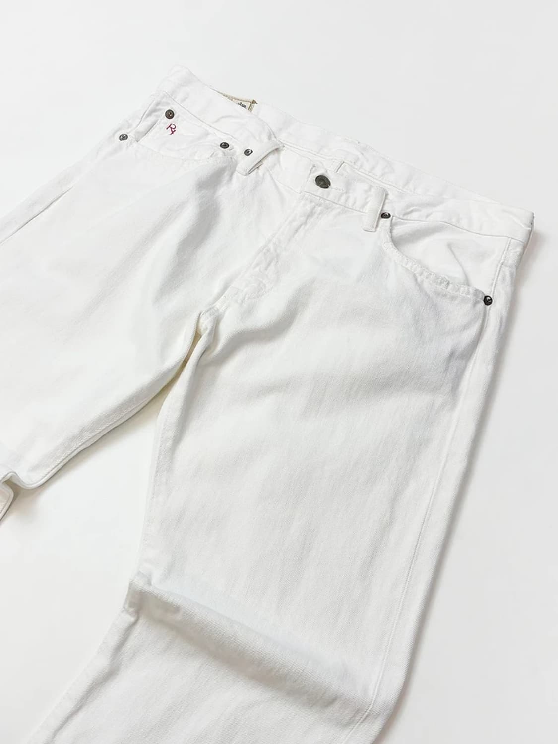 폴로 랄프로렌 10s 화이트 스트레이트 슬림 데님 팬츠 PN5028 상품이미지2