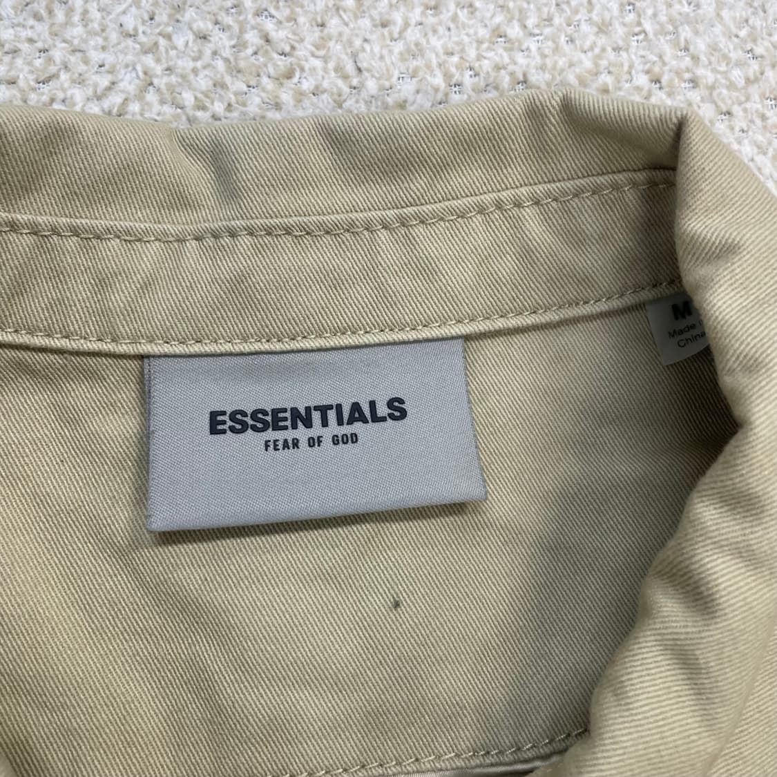 에센셜 피어오브갓 트윌 블루종 자켓 베이지 상품이미지3