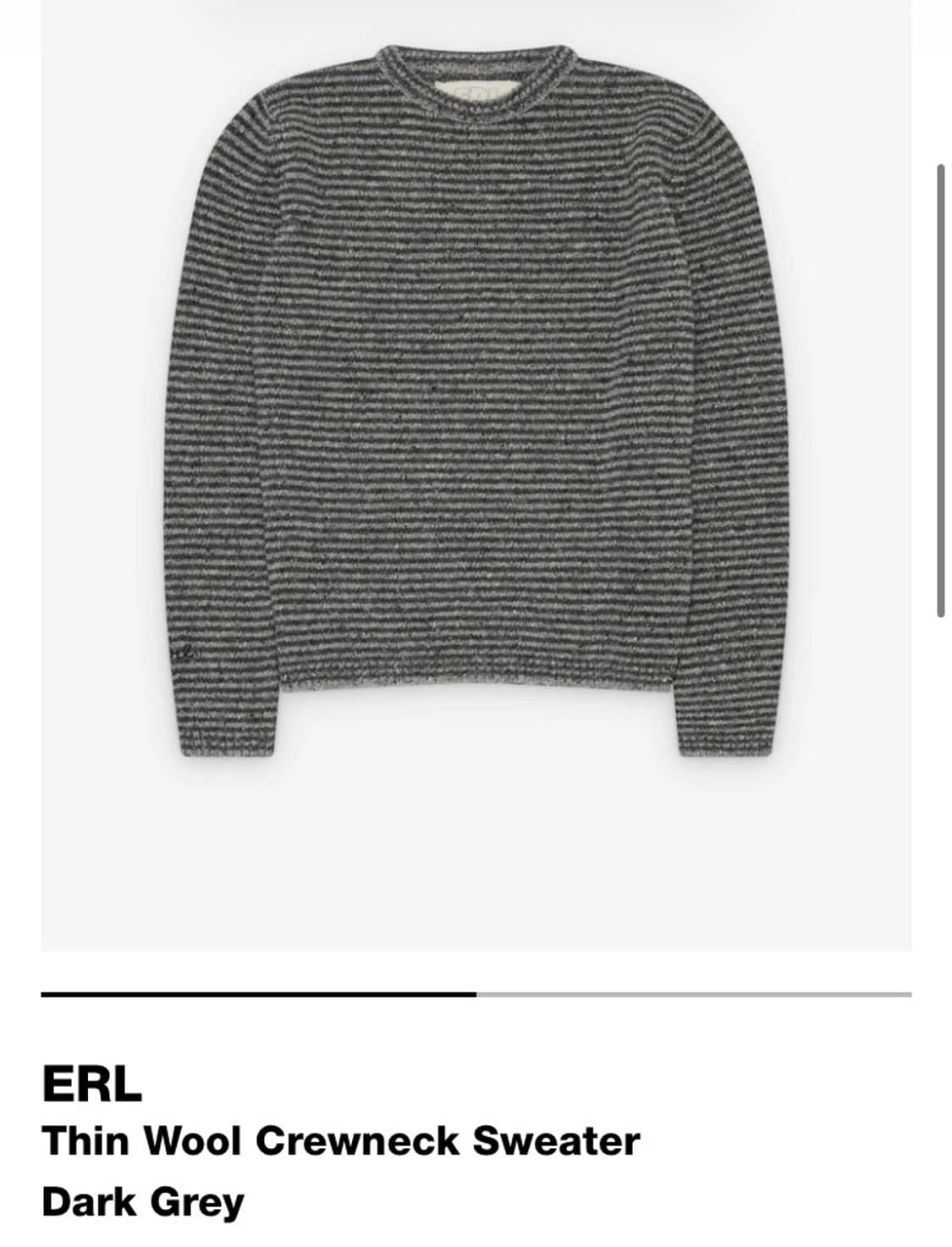 ERL 26ss 울 크루넥 M 상품이미지1