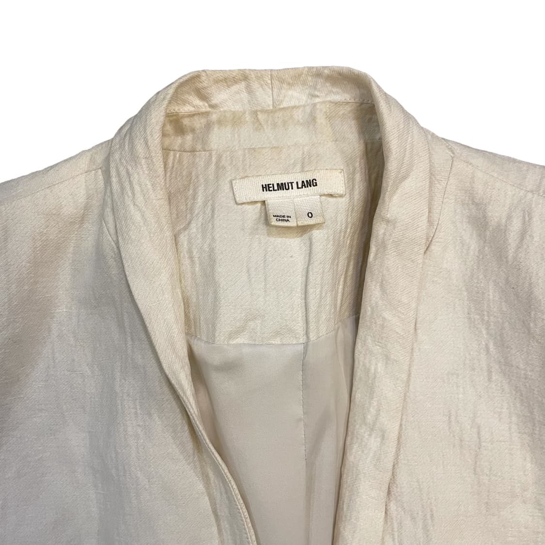 헬무트 랭 린넨 레더 자켓 상품이미지6