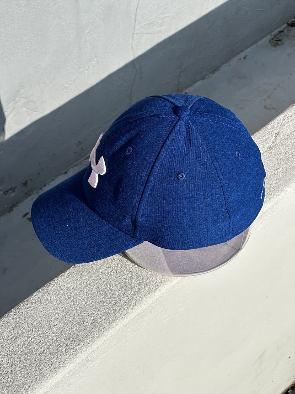 [M] 언더아머 로고 블루 볼캡 모자 상품이미지3