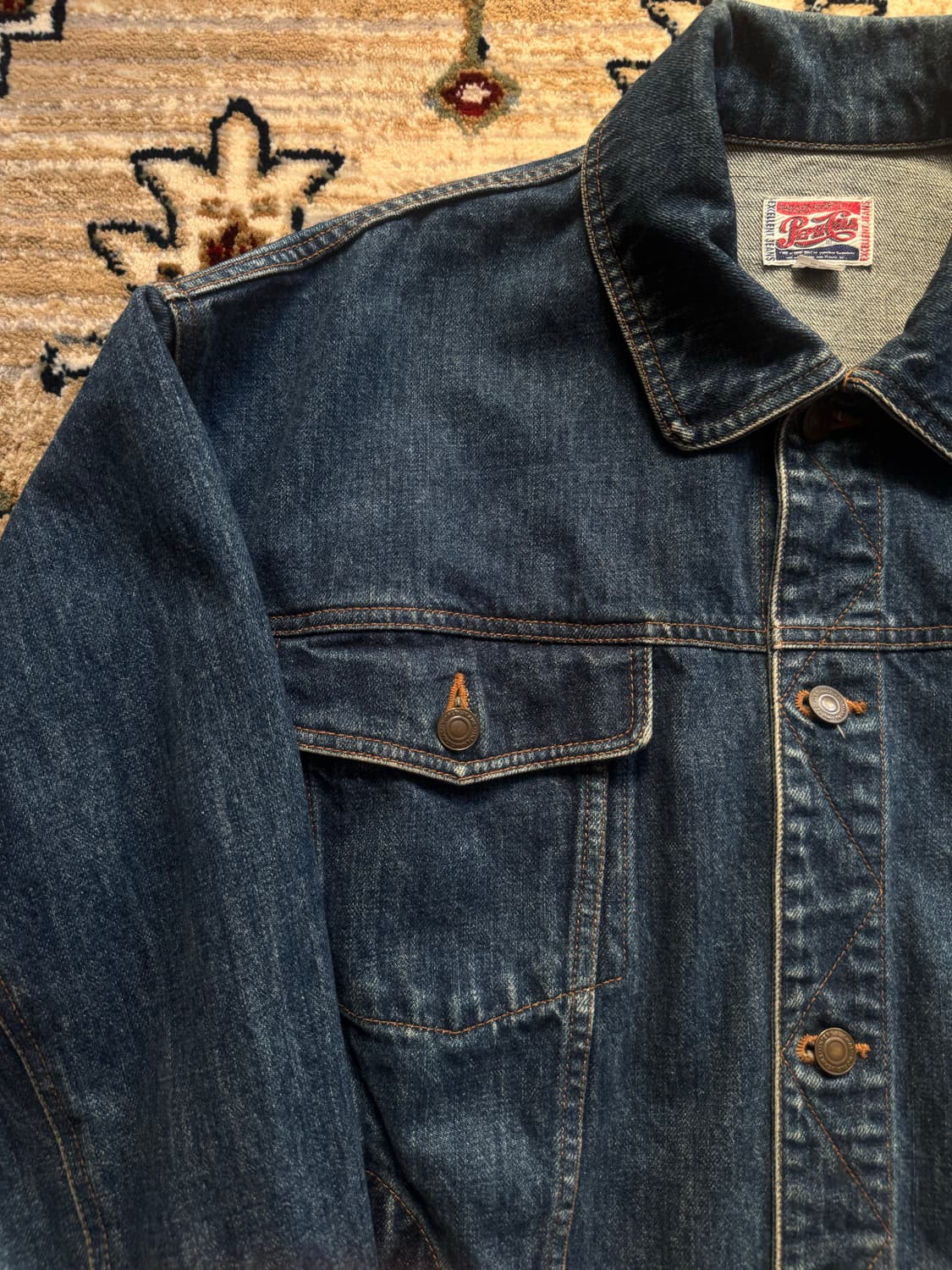빈티지 Pepsi-Cola denim trucker jacket 상품이미지3