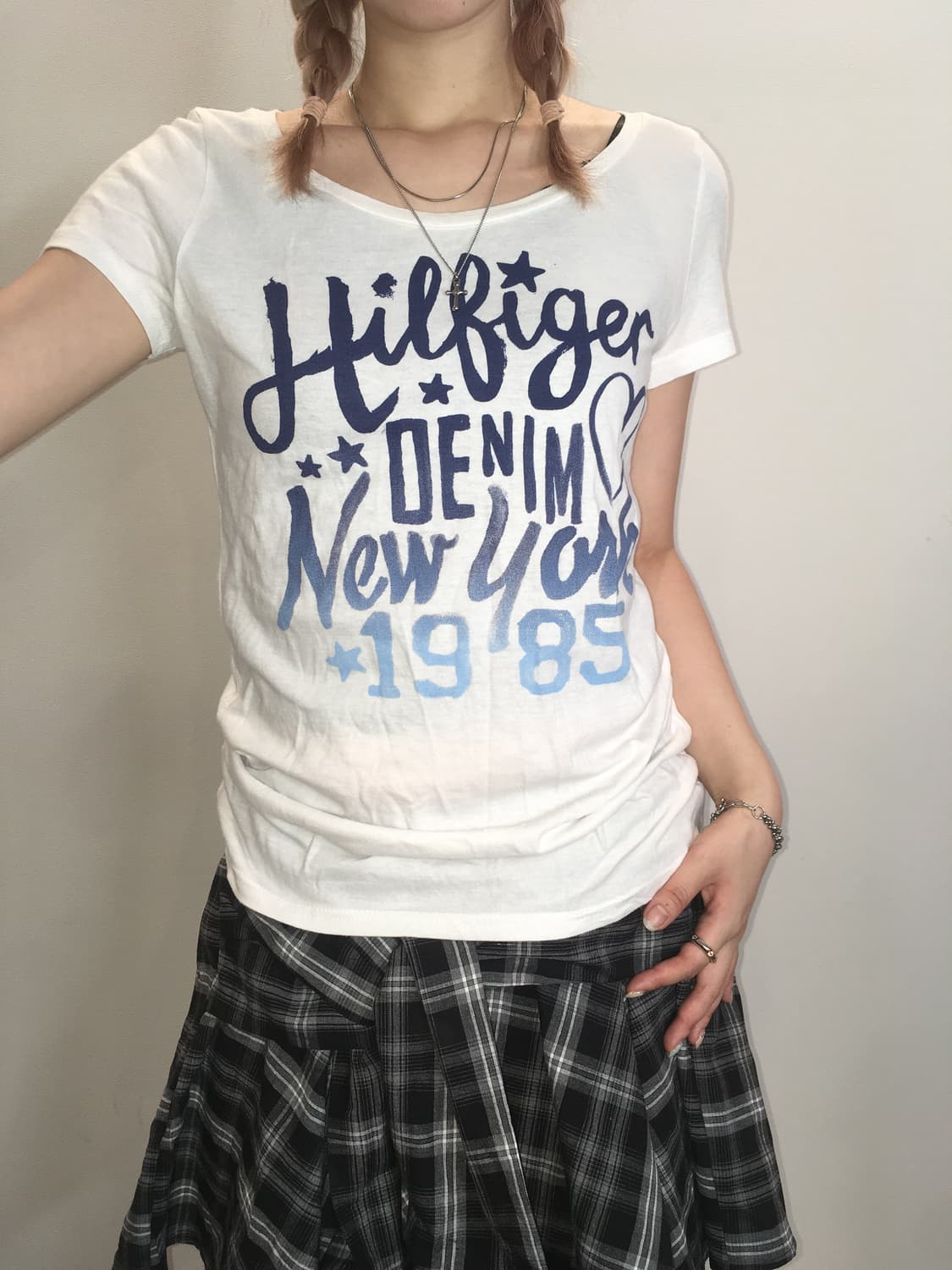 jpn vintage 타미힐피거 하이틴 반팔 티셔츠 상품이미지4