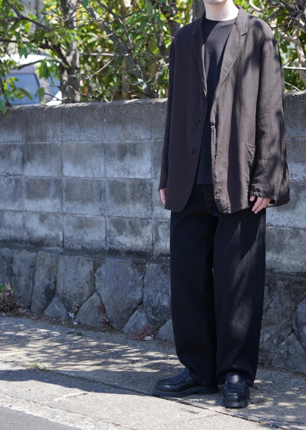 [2] COMOLI 코모리 26SS 실크 코튼 재킷 브라운 상품이미지2