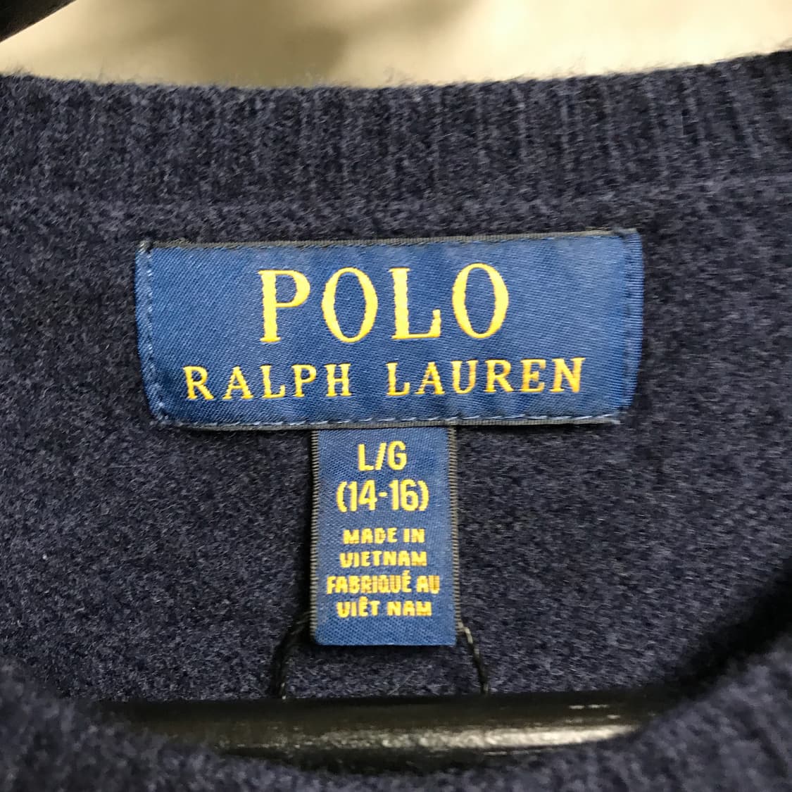폴로 랄프로렌 니트 네이비 L14-16(W) 상품이미지5