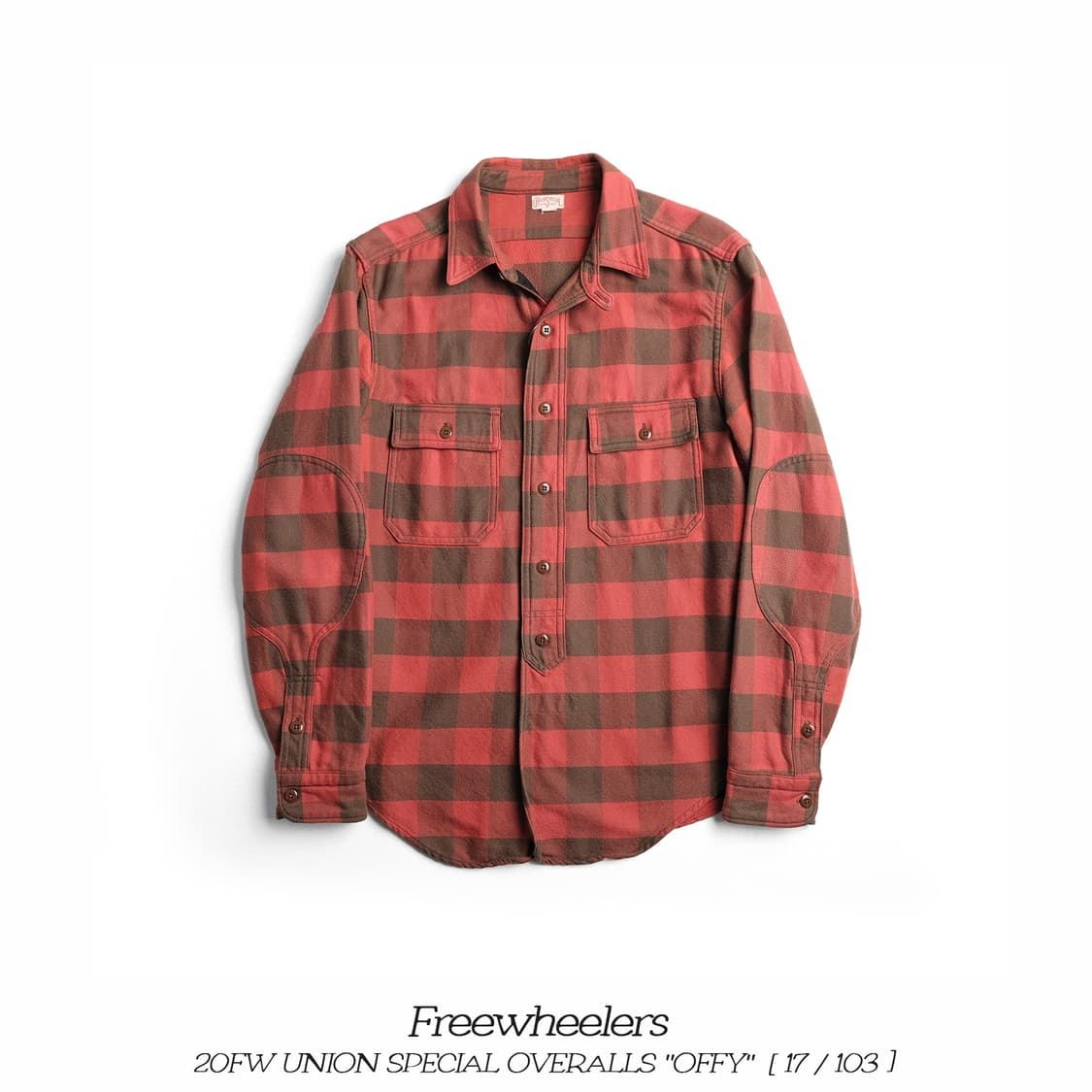 프리휠러스 유니온스폐셜 오버롤즈 OFFY 플란넬 셔츠 17사이즈 상품이미지1
