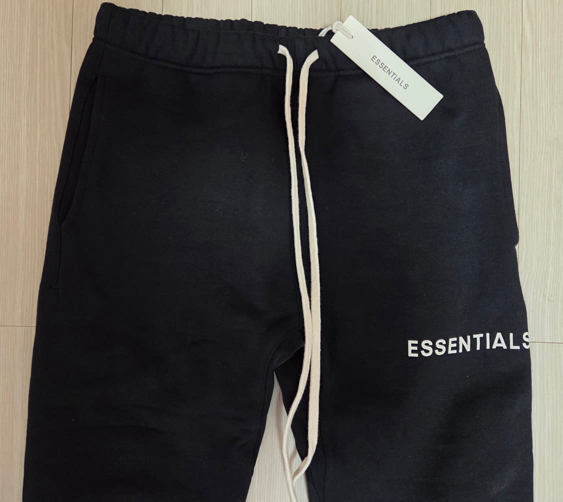 피오갓에센셜 스웻 조거 팬츠 블랙 상품이미지1