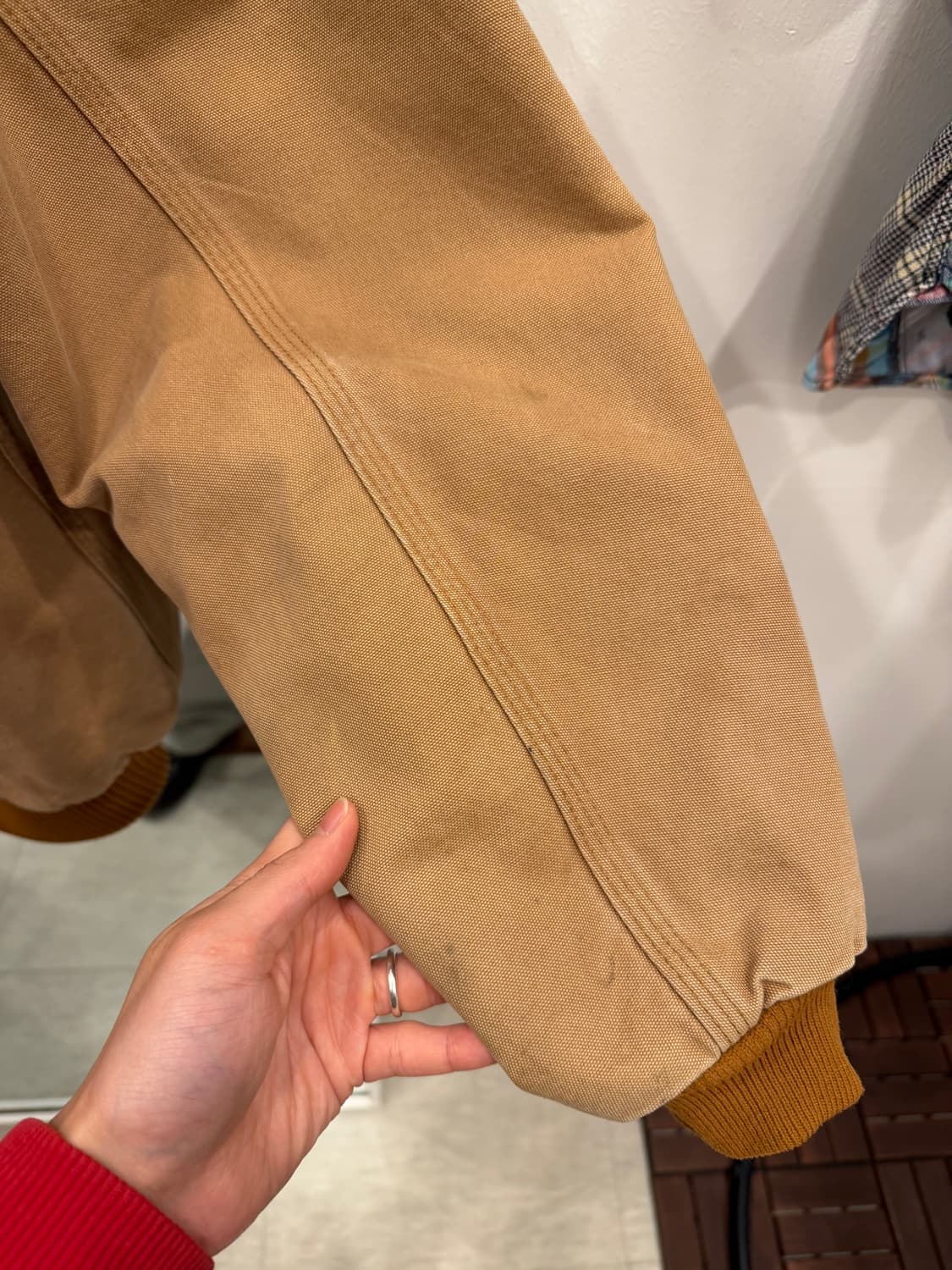 00s Carhartt 칼하트 덕 액티브 후드 워크 자켓 (USA) 상품이미지6