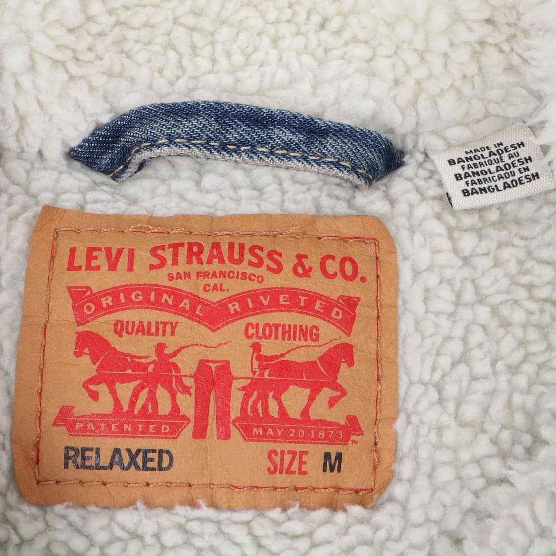 리바이스 쉐르파 레귤러 트러커 데님자켓 상품이미지8